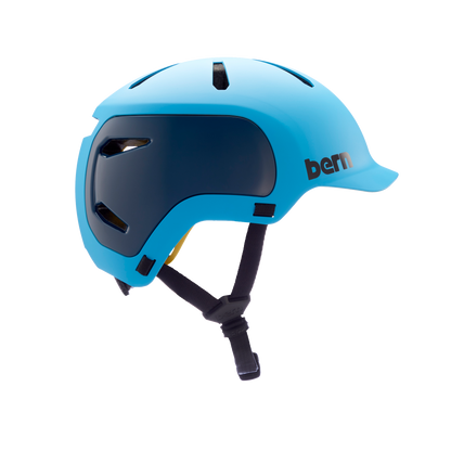 Casco Bern Watts 2.0 MIPS - Blu oceano opaco