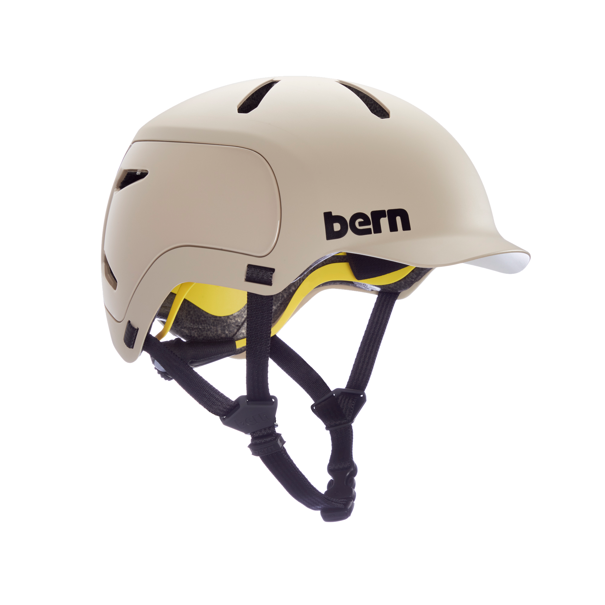 Bern Watts 2.0 MIPS Skatehelm – Mattsand