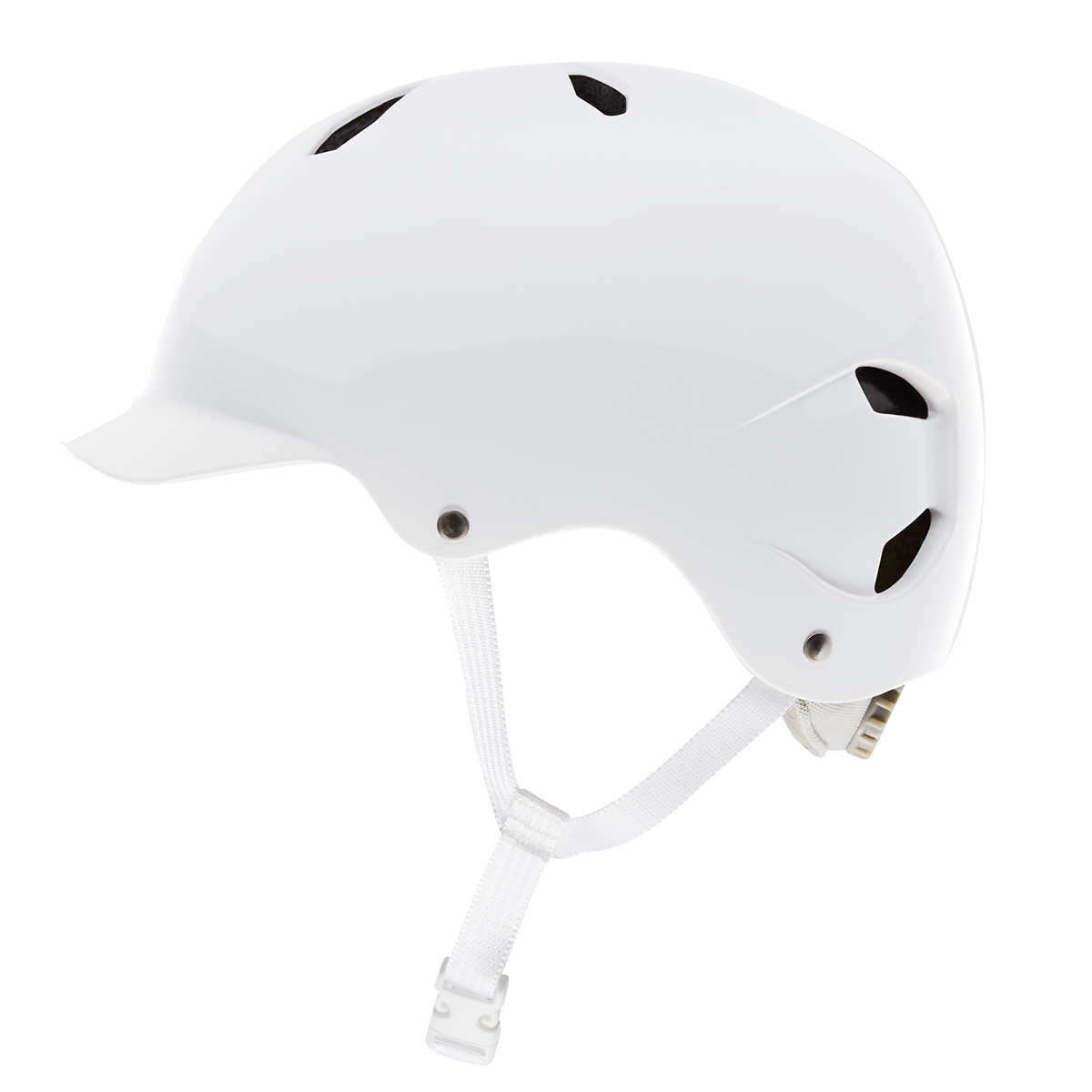 Casco de bicicleta juvenil Bern Bandito - Confeti blanco brillante
