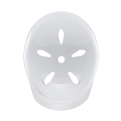 Bern Bandito Youth Pyöräilykypärä - Kiiltävä valkoinen konfetti