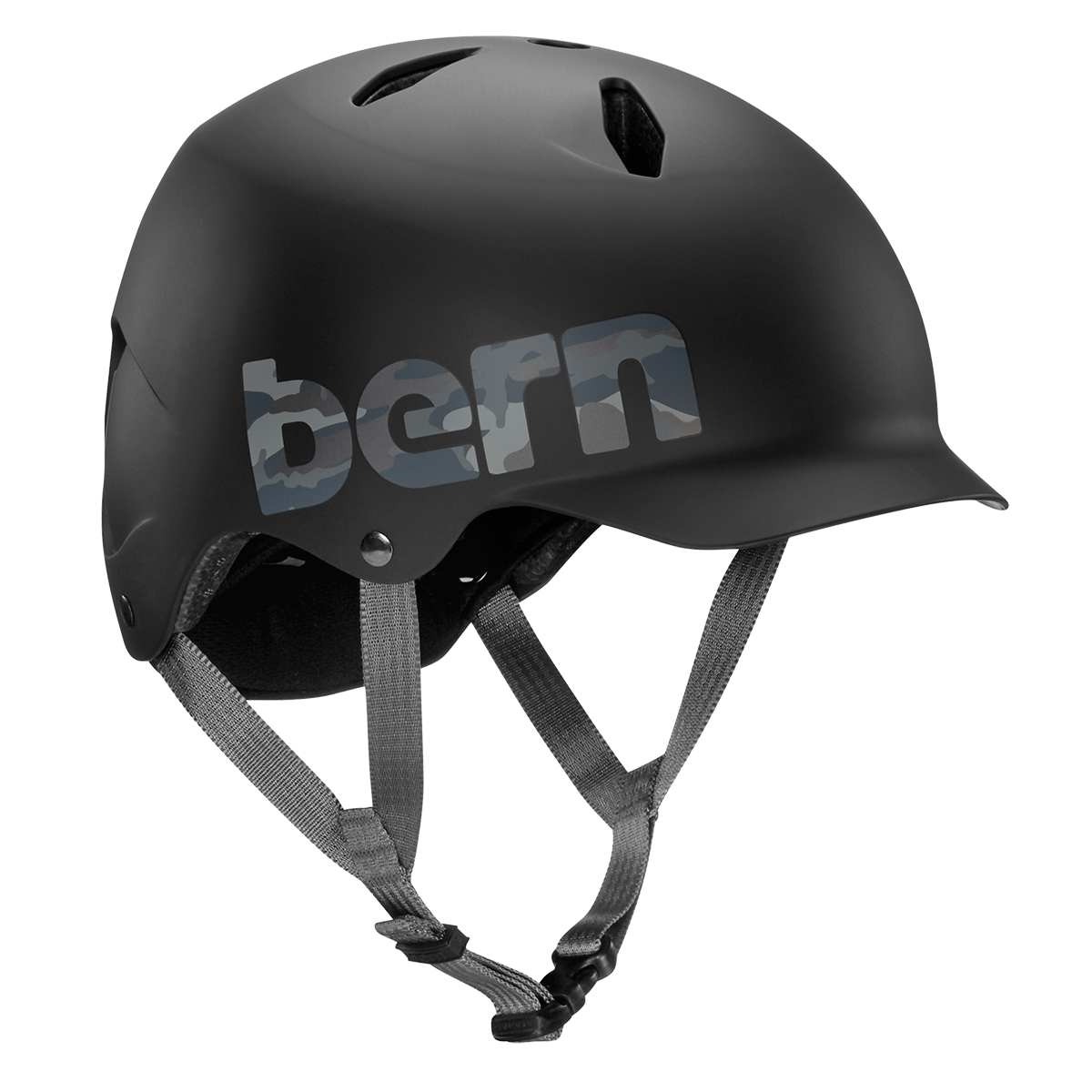 Casco de bicicleta juvenil Bern Bandito - Negro mate
