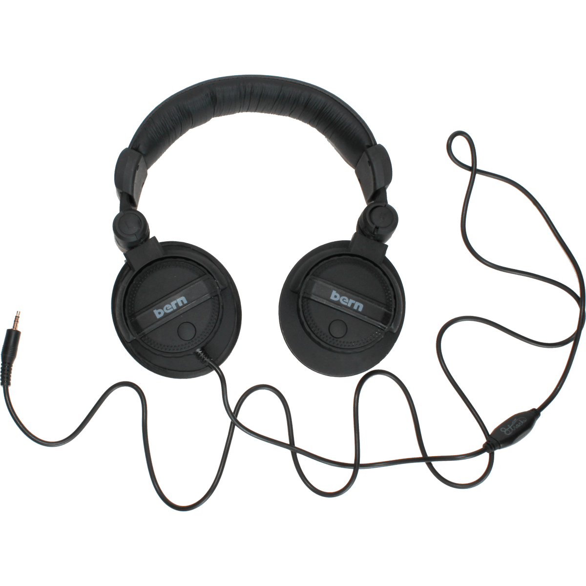 Bern Black DJ Headphones (inc. Black Case)