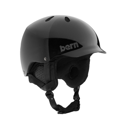 Bern Watts Carbon Translucent Winter Helmet - Black