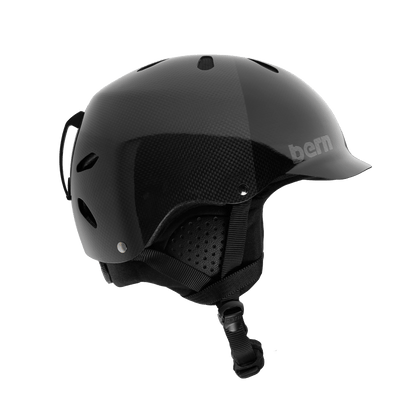 Bern Watts Carbon Translucent Winter Helmet - Black