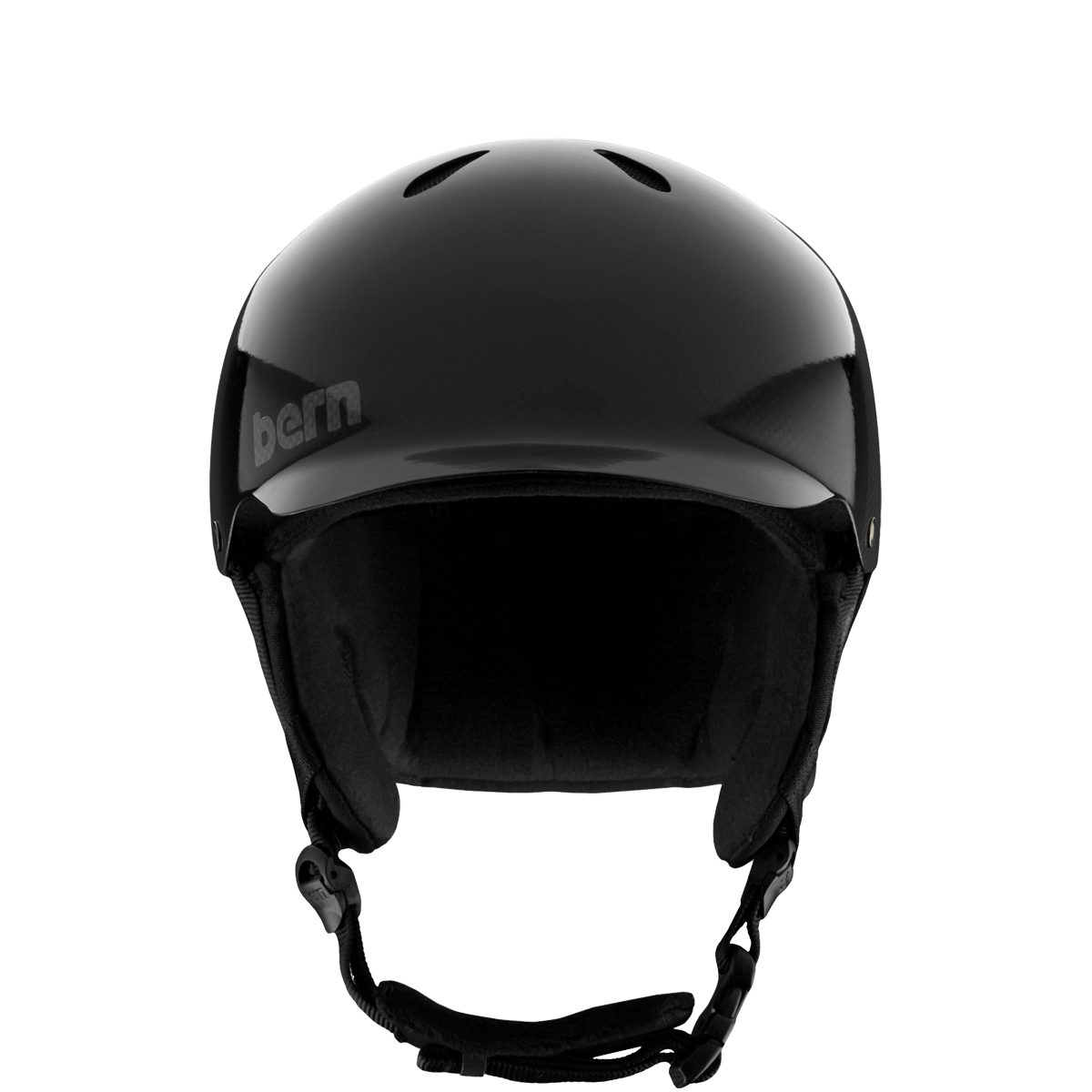 Bern Watts Carbon Translucent Winter Helmet - Black