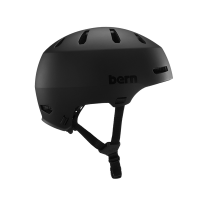 Casco de bicicleta clásico Bern Macon - Negro mate