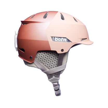 Bern Hendrix MIPS Winter Helmet - Metallic Rose Gold Hatstyle