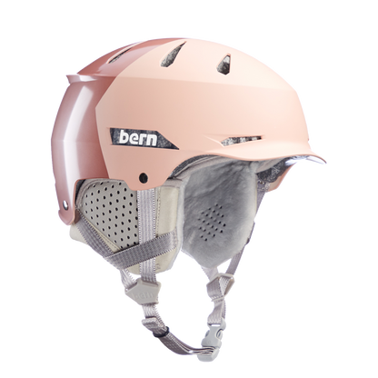 Bern Hendrix MIPS Winter Helmet - Metallic Rose Gold Hatstyle